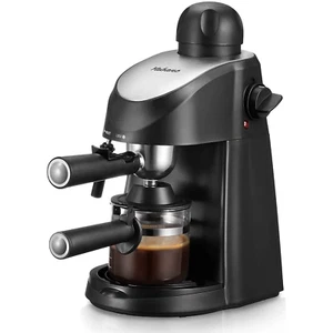 Cafetera Espresso 3.5 Bar 4 Tazas Cappuccino a Vapor con Espumador de Leche 800W - Imagen 1 de 9