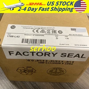 New Sealed AB 1768-L43 /B CompactLogix L43 Controller PLC Allen Bradley 1768L43 - Picture 1 of 5