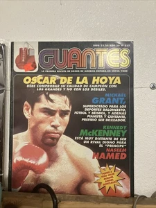 Vintage 90er OSCAR DE LA HOYA BOXMAGAZIN Guantes selten - Bild 1 von 1
