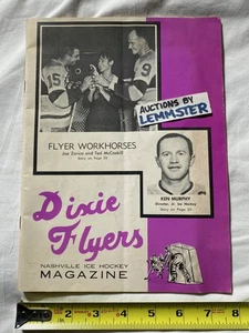 Nashville Dixie Flyers v Charlotte Checkers Feb 1965 Game Program EHL ice hockey - Picture 1 of 5