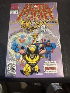 Alpha Flight Special 1992 #1 Wolverine Marvel Comics 1992 Pat Broderick VF/NM - Foto 1 di 6