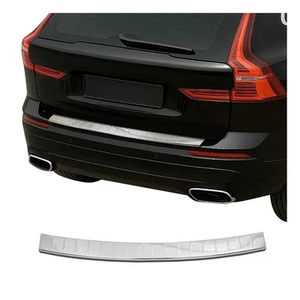 Rear Bumper Sill Cover Protector Guard for Volvo XC60 2018-2026 Stainless Steel - Picture 1 of 9