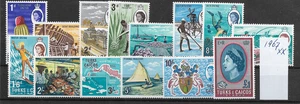 TURKS & CAICOS ISLANDS @ QEII SG274-287, 1967 Complete Set NICE PRICED @ GB2199 - Picture 1 of 1