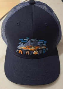 Patagonia Hat Cap YOUTH KID 1 Size Trucker Foliage Logo Embroidered Hike Outdoor - Picture 1 of 2