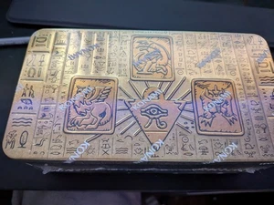 1x ungeöffnete neue Yu-Gi-Oh 2022 Tin der Pharaoh's Gods - 3 Packungen pro Tin - Bild 1 von 2
