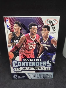 Caja bláster de baloncesto Panini Contenders 2016-17 selecciones del draft -NUEVA- 2 autógrafos - Imagen 1 de 6
