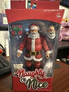 Classic Santa Clause Figure Fresh Monkey Fiction NAUGHTY OR NICE BBTS Exclusive - Picture 1 of 2