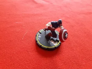 CAPTAIN AMERICA #079 ROOKIE ARMOR WARS HEROCLIX DC MARVEL 2005 WIZKIDS FIGURINE - Imagen 1 de 2
