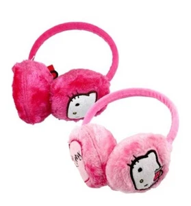 Orejeras mullidas ajustables Hello Kitty rosa para edades 3+ - Imagen 1 de 3