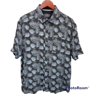 Camisa con botones Nat Nast grande azul estilo hawaiano para hombre - Imagen 1 de 11