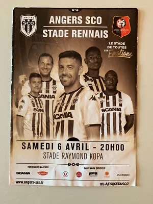 PROGRAMME ANGERS SCO - RENNES 6 AVRIL 2019 - Photo 1/2
