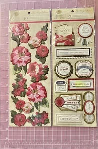 Anna Griffin 3-D Blumen, Titel, Etiketten & Vintage Sammlungen ~Sie wählen aus~ - Bild 1 von 18