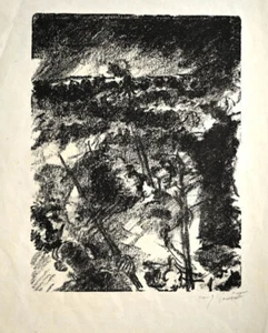 c1920 Lovis Corinth Signierte Original-Lithographie Das Opfer von Mizpa - Picture 1 of 1