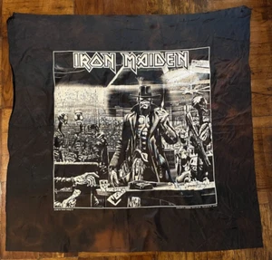 Vintage 1987 Iron Maiden Fremder in einem seltsamen Land Wandteppich 45" x 44" Poster - Bild 1 von 11