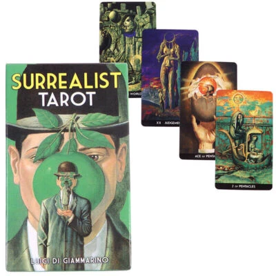 78Pcs Surrealist Tarot Prophecy Divination Deck Family Party Board Game