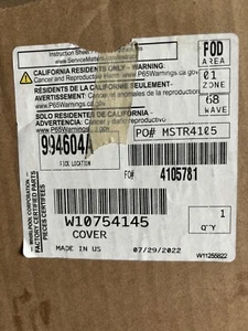 W10754145 WHIRLPOOL REFRIGERATOR COVER NEW - Picture 1 of 3