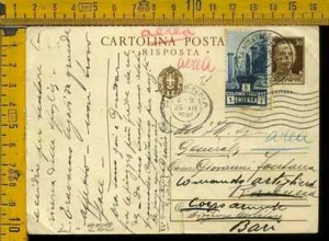 Regno colonie Africa Eritrea posta militare 127 sez. A intero postale (strappo) - Picture 1 of 2