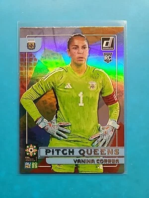 2023 Donruss FIFA Women's World Cup Vanina Correa #1 Net Marvels RC Argentina - Image 1 of 2