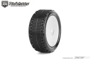 Powerhobby Challenger 1/10 4WD Pneumatici montati su tappeto passeggino anteriore bianco super morbido - Foto 1 di 3