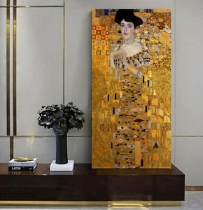 XL LEINWAND BILD 150x70x5 Gustav Klimt Jugendstil GEMÄLDE WANDBILD MALEREI KUNST - Bild 1 von 2
