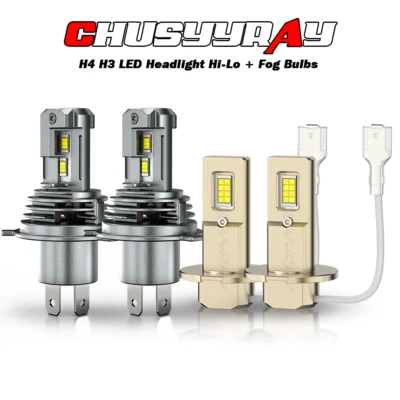 Para Mazda RX-7 1993 1994 1995 - 6000K LED Faro Alto/Bajo + Bombillas Antiniebla Combo 4 un. Foto 1 de 4