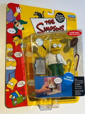 Playmates The Simpsons World Of Springfield MOC Hans Moleman Figure WOS - Image 1 of 3
