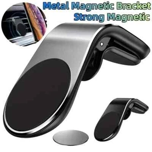 Support de téléphone magnétique de voiture convient au support de ventilation de montage pour iPhone et Android - Photo 1/24