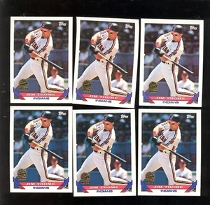 SIX 1993 Topps Marlins Inaugural Jim Thome HOF 2018 set fresh - Picture 1 of 1