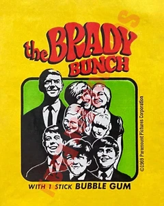 1971 TOPPS BRADY BUNCH TV Show Card Wax Pack Wrapper 8x10 Photo - Picture 1 of 1