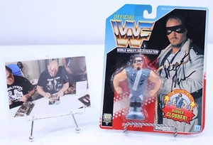 Hasbro Titan Sports WWE MOC NOS VINTAGE Modellino Firmato Auto WWF 1992 WCW Nuovo - Foto 1 di 12