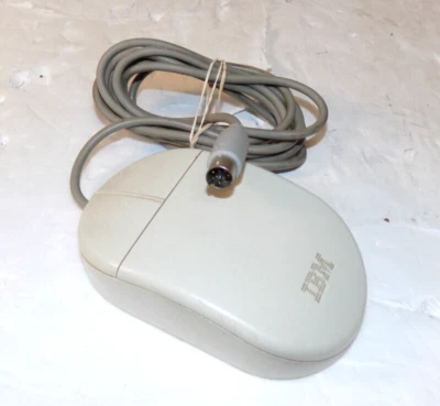IBM 13H6690 PS/2 Classic Roller Ball Mouse 6 Pin Plug - Image 1 of 2