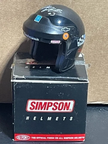 Simpson Helmets Dale Earnhardt SR #3 Limited First Edition Mini Replica Black Cover