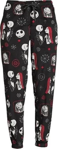 The Nightmare Before Christmas Ladies Sleep Jogger Pants Pockets Size (L-2X) - Picture 1 of 10