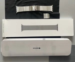 Apple Watch Gliederarmband - Original - Silver - 42, 44, 45 - Photo 1/8