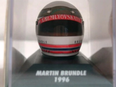 WOW EXTREMELY RARE Helmet Brundle Bell Jordan Nurburgring 1996 1:8 Minichamps - Image 1 of 3