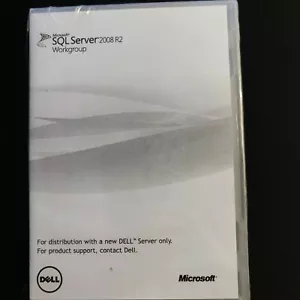*NEW* Dell SQL Server 2008 R2 Standard Workgroup Ed 5 CALs & Licence Key - Afbeelding 1 van 3