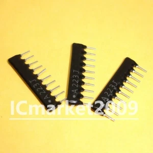 50 piezas A10-223J SIP-10 A223J 22Kohm 22KR 9 resistencia común matriz de red 10 PIN - Imagen 1 de 1