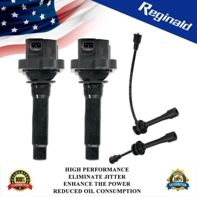 Bobina de encendido y bujía de platino para 1995-2002 KIA Sportage 2,0 L UF283 Foto 1 de 4