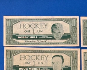 1962-63 Topps Hockey Bucks BOBBY HULL * See Pics for Condition VG+ (Ink writing) - Picture 1 of 3