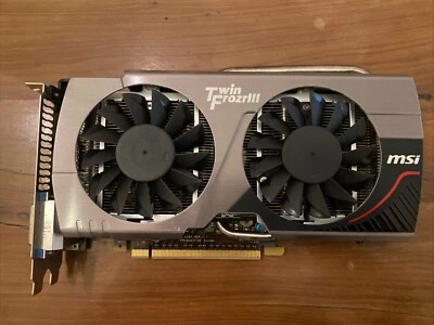 N660 Gtx Twin Frozr III 2gb Video Card Working Tested Testata Ok Msi Nvidia Gpu - Immagine 1 di 3