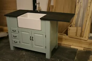 Freestanding Medium Sink Unit with overhang for appliance - Picture 1 of 6
