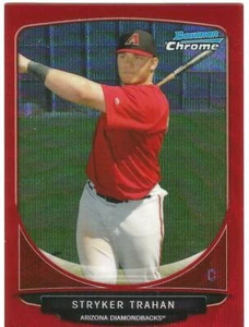 Stryker Trahan 2013 Bowman Chrome Red Wave Refractor #07/25 - Picture 1 of 1