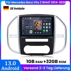 Für Mercedes Benz Vito 3 W447 2014-2020 Android13 Autoradio GPS NAVI SWC BT DAB+ - Bild 1 von 12