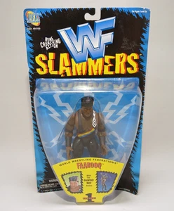 1998 JAKKS PACIFIC WWF MOC BCA SLAMMERS SERIES 1 FAAROOQ - Picture 1 of 5