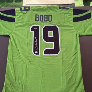 Jake Bobo Autographed Signed XL Custom Seahawks Jersey-JSA Witnessed - Picture 1 of 7