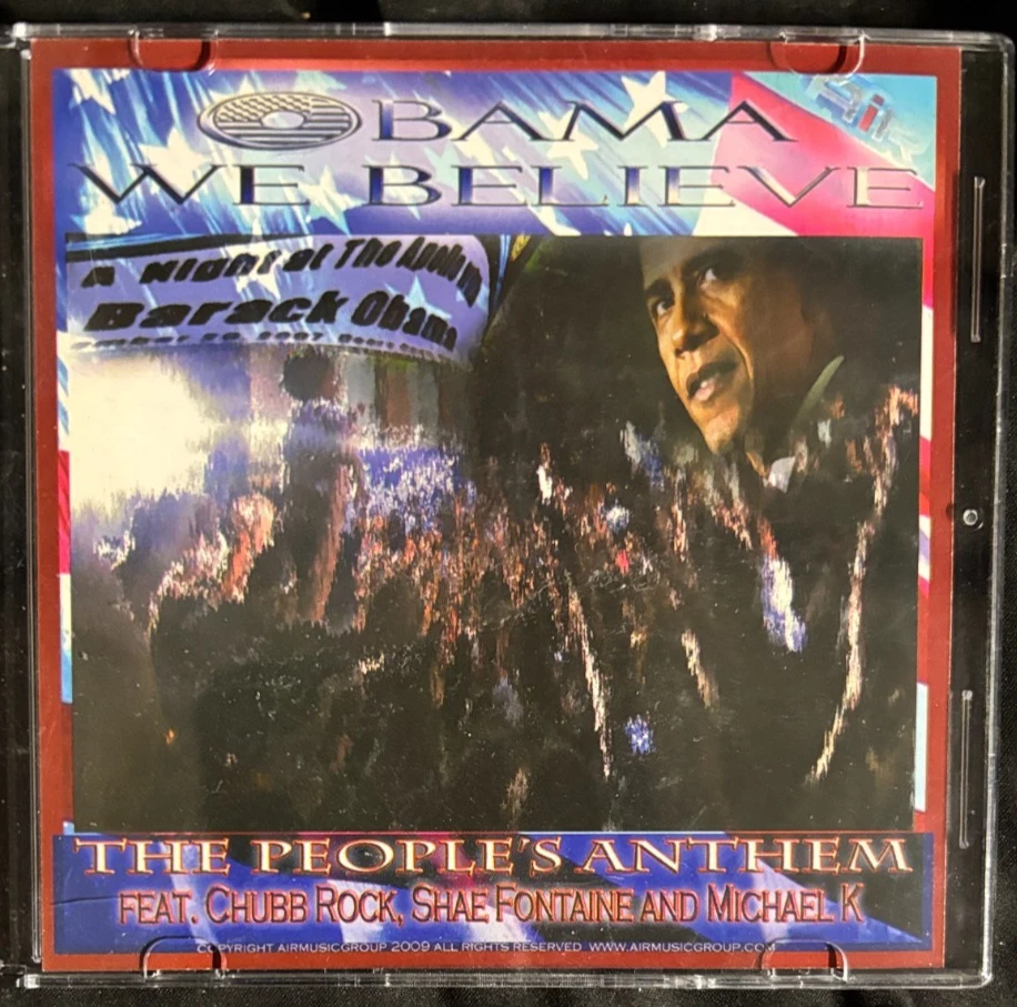 PEOPLE'S ANTHEM CD 5 Tracks for OBAMA 2009 featuring Chubb Rock Foto 1 de 3