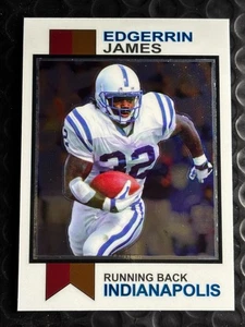 2023 Topps Chrome Composite 1973 Football Edgerrin James Indianapolis Colt - Bild 1 von 2