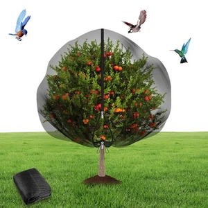 Fruit Tree Netting Cover with Zipper and Drawstring Large Bird Netting for Fr... - Picture 1 of 6