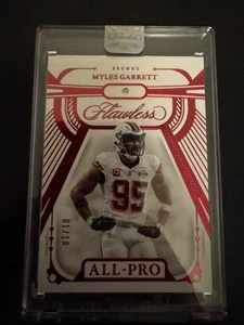 Panini impecable Myles Garrett 2024 rubí 01/10 Cleveland Browns cubierta - Imagen 1 de 2