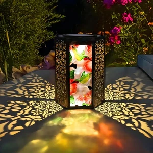 Hanging Solar Lanterns Light Outdoor, Waterproof LED Solar Hummingbird Lights... - Picture 1 of 9